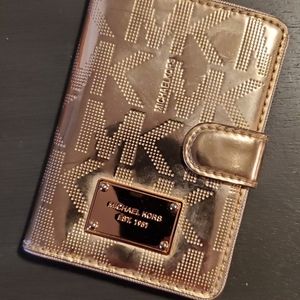 Michael Kors Rose Gold Passport Holder